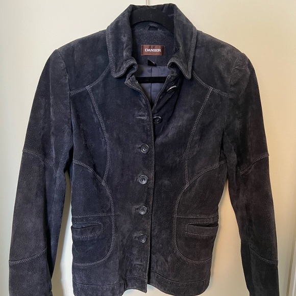 Blue suede jacket - Picture 10 of 10